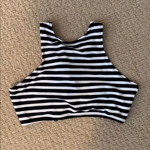 Old Navy Striped Swimsuit Top